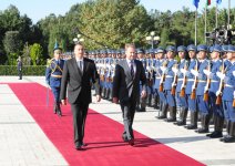 Bosniya və Herseqovinanın Rəyasət Heyətinin Sədrinin rəsmi qarşılanma mərasimi olub (FOTO)