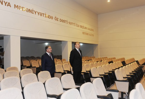 İlham Əliyev Beyləqanda Mədəniyyət Sarayının açılışında iştirak edib (FOTO)