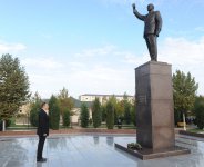 Prezident İlham Əliyev  Beyləqan rayonuna səfərə gəlib (FOTO)