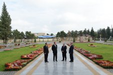 Prezident İlham Əliyev İmişli rayonuna səfərə gəlib (FOTO)
