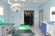 İlham Əliyev İmişli Rayon Mərkəzi Xəstəxanasında aparılan əsaslı təmir işləri ilə tanış olub (FOTO)