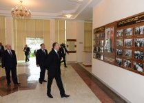İlham Əliyev YAP Saatlı rayon təşkilatının inzibati binasının açılışında iştirak edib (FOTO)