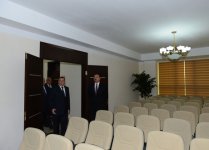 İlham Əliyev YAP Saatlı rayon təşkilatının inzibati binasının açılışında iştirak edib (FOTO)