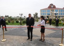 İlham Əliyev Saatlıda Tarix-Diyarşünaslıq Muzeyi və Rəsm Qalereyasının yeni binasının açılışında iştirak edib (FOTO)