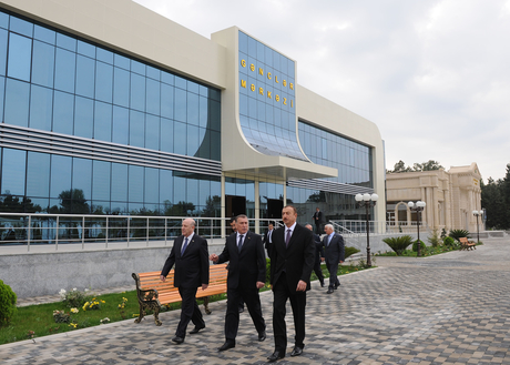 Prezident İlham Əliyev Saatlıda Gənclər Mərkəzinin açılışında iştirak edib (FOTO)