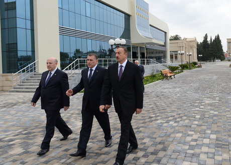 Prezident İlham Əliyev Saatlıda Gənclər Mərkəzinin açılışında iştirak edib (FOTO)