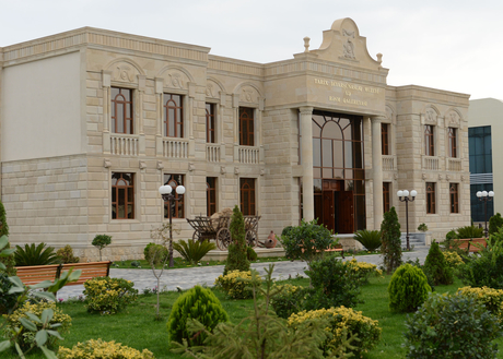 İlham Əliyev Saatlıda Tarix-Diyarşünaslıq Muzeyi və Rəsm Qalereyasının yeni binasının açılışında iştirak edib (FOTO)