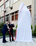 Azərbaycan Prezidenti İlham Əliyev Bülbülün xatirəsinə ucaldılmış abidənin açılışında iştirak edib (FOTO)