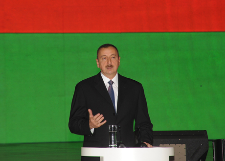 Prezident İlham Əliyev: Dövlət siyasətinin nəticəsidir ki, bu gün Azərbaycanı dünya birliyinə idman dövləti kimi təqdim edə bilirik  (FOTO)