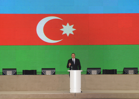 Prezident İlham Əliyev: Dövlət siyasətinin nəticəsidir ki, bu gün Azərbaycanı dünya birliyinə idman dövləti kimi təqdim edə bilirik  (FOTO)