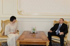 Prezident İlham Əliyev bir sıra ölkələrin səfirlərinin etimadnamələrini qəbul edib (FOTO)