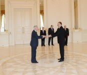 Prezident İlham Əliyev bir sıra ölkələrin səfirlərinin etimadnamələrini qəbul edib (FOTO)