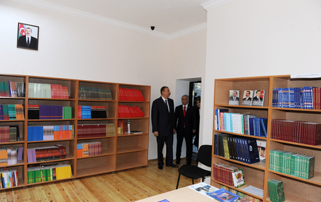 Prezident İlham Əliyev Bakıda 173 nömrəli tam orta məktəbin əsaslı təmir işlərindən sonrakı vəziyyəti ilə tanış olub (FOTO)