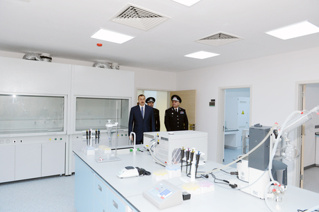 Prezident İlham Əliyev Milli Təhlükəsizlik Nazirliyinin hərbi hospitalının açılışında iştirak edib (FOTO)