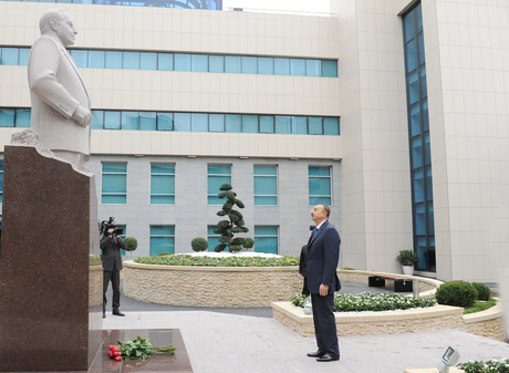 Prezident İlham Əliyev Milli Təhlükəsizlik Nazirliyinin hərbi hospitalının açılışında iştirak edib (FOTO)