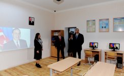 Prezident İlham Əliyev Bakıda 173 nömrəli tam orta məktəbin əsaslı təmir işlərindən sonrakı vəziyyəti ilə tanış olub (FOTO)