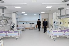 Prezident İlham Əliyev Milli Təhlükəsizlik Nazirliyinin hərbi hospitalının açılışında iştirak edib (FOTO)
