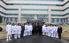 Prezident İlham Əliyev Milli Təhlükəsizlik Nazirliyinin hərbi hospitalının açılışında iştirak edib (FOTO)