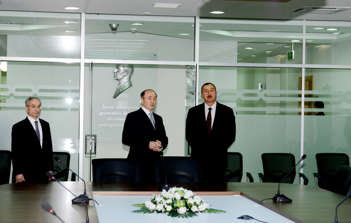 Prezident İlham Əliyev Yasamal Rayon Məhkəməsinin yeni inzibati binasının açılışında iştirak edib (FOTO)