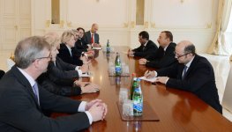 İlham Əliyev Almaniya Xarici İşlər Nazirliyinin dövlət nazirini qəbul edib