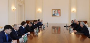Prezident İlham Əliyev Ramzan Kadırovu qəbul edib (FOTO)