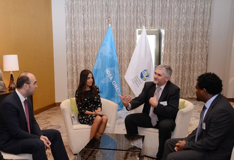 Leyla Əliyeva: Azərbaycanda ekoloji proqramlara və layihələrə böyük diqqət yetirilir (FOTO)