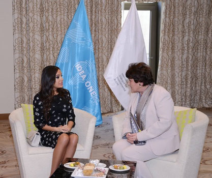 Leyla Əliyeva: Azərbaycanda ekoloji proqramlara və layihələrə böyük diqqət yetirilir (FOTO)