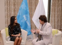Leyla Əliyeva: Azərbaycanda ekoloji proqramlara və layihələrə böyük diqqət yetirilir (FOTO)