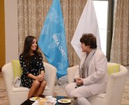 Leyla Əliyeva: Azərbaycanda ekoloji proqramlara və layihələrə böyük diqqət yetirilir (FOTO)