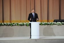 Prezident İlham Əliyev: Azərbaycanın siyasi arenasında bizə rəqib olan siyasi qüvvə yoxdur (ƏLAVƏ OLUNUB)(FOTO)