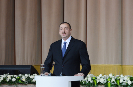 Prezident İlham Əliyev: Azərbaycanın siyasi arenasında bizə rəqib olan siyasi qüvvə yoxdur (ƏLAVƏ OLUNUB)(FOTO)