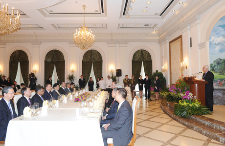 Prezident İlham Əliyev: Azərbaycan və Sinqapur arasındakı siyasi əlaqələr çox güclüdür (FOTO)