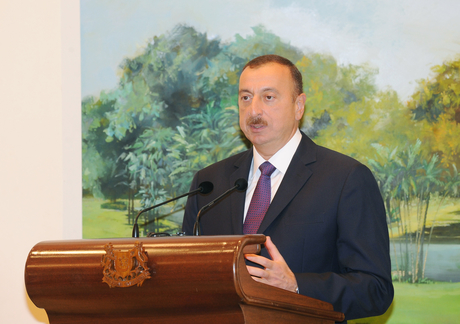 Prezident İlham Əliyev: Azərbaycan və Sinqapur arasındakı siyasi əlaqələr çox güclüdür (FOTO)