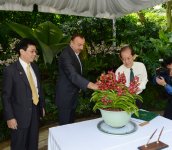 Prezident İlham Əliyev Sinqapur şəhərindəki Milli Səhləb Bağı ilə tanış olub (FOTO)