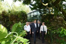Prezident İlham Əliyev Sinqapur şəhərindəki Milli Səhləb Bağı ilə tanış olub (FOTO)