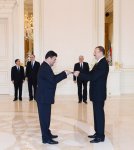 İlham Əliyev bir sıra ölkələrin Azərbaycanda yeni təyin olunmuş səfirlərinin etimadnaməsini qəbul edib (ƏLAVƏ OLUNUB-2)