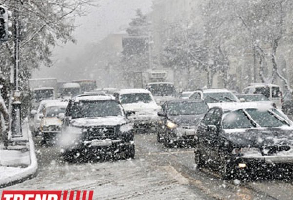 Yol polisi: Bakıda şəhərin yolları normal vəziyyətə salınır
