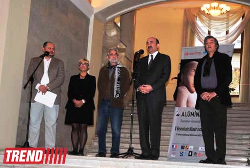Bakıda "Alüminium" V Beynəlxalq Müasir İncəsənət Biennalesinin açılışı olub (FOTO)