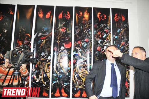 Bakıda "Alüminium" V Beynəlxalq Müasir İncəsənət Biennalesinin açılışı olub (FOTO)