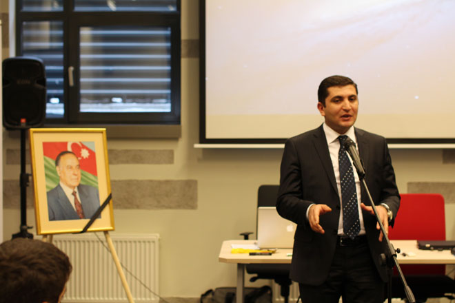 Vilnüsdə ulu öndər Heydər Əliyevin xatirəsinə həsr olunmuş tədbir keçirilib (FOTO)