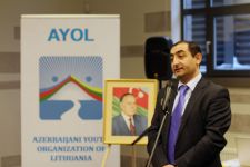 Vilnüsdə ulu öndər Heydər Əliyevin xatirəsinə həsr olunmuş tədbir keçirilib (FOTO)