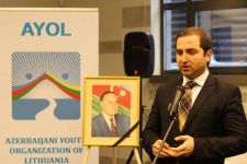 Vilnüsdə ulu öndər Heydər Əliyevin xatirəsinə həsr olunmuş tədbir keçirilib (FOTO)