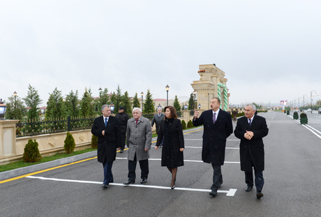 Azərbaycan Prezidenti İlham Əliyev Horadizdə Heydər Əliyev Parkının açılışında iştirak edib (FOTO)