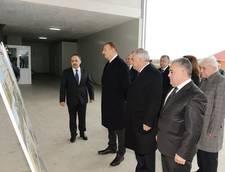 İlham Əliyev Füzulidə soyuducu anbar kompleksini açıb (FOTO)