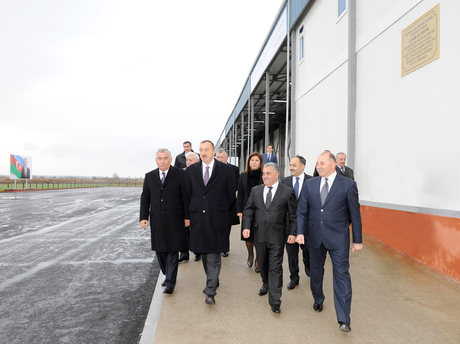 İlham Əliyev Füzulidə soyuducu anbar kompleksini açıb (FOTO)