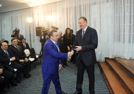Azərbaycan Prezidenti və xanımının iştirakı ilə MOK-da 2012-ci ilin yekunlarına həsr olunmuş mərasim keçirilib (FOTO)