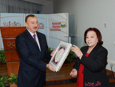 Azərbaycan Prezidenti və xanımının iştirakı ilə MOK-da 2012-ci ilin yekunlarına həsr olunmuş mərasim keçirilib (FOTO)
