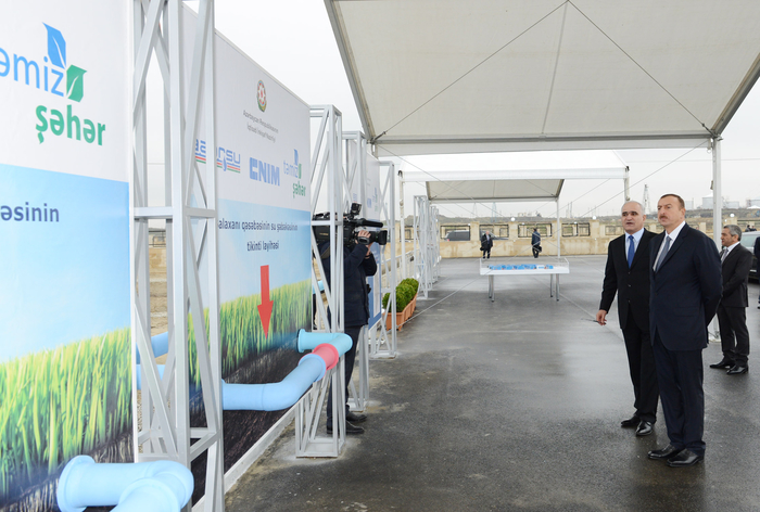 Azərbaycan Prezidenti İlham Əliyev Balaxanı sənaye parkının təməlqoyma mərasimində iştirak edib (FOTO)