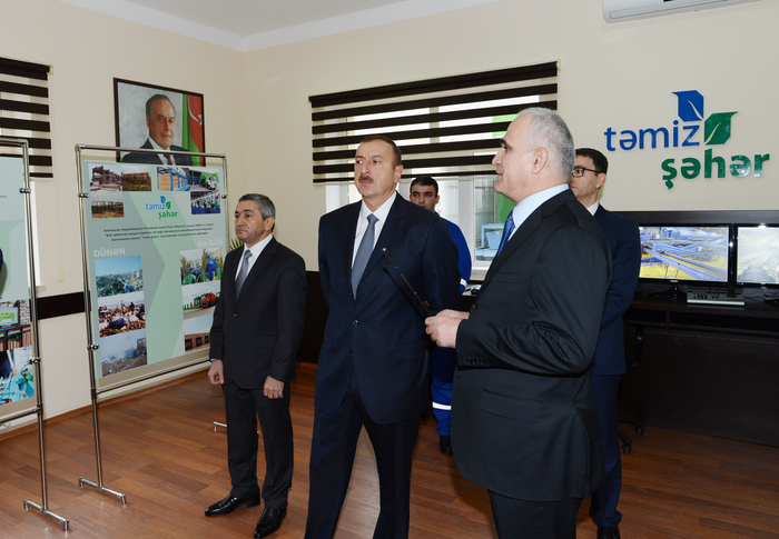 Prezident İlham Əliyev bərk məişət tullantılarının çeşidlənməsi və yandırılması zavodlarının açılışında iştirak edib (ƏLAVƏ OLUNUB) (FOTO)