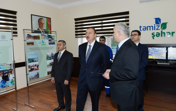 Prezident İlham Əliyev bərk məişət tullantılarının çeşidlənməsi və yandırılması zavodlarının açılışında iştirak edib (ƏLAVƏ OLUNUB) (FOTO)